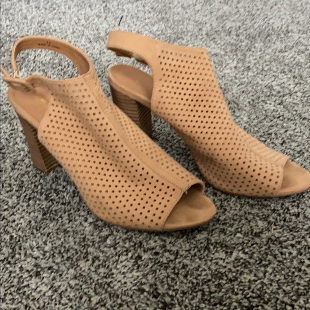 Madden Girl Peep Toe, Block Heel Shoe